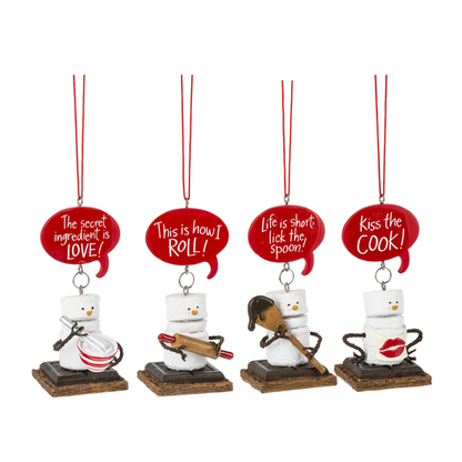 Toasted S'mores Baking Ornaments -
