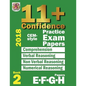 11+ Confidence: CEM-style Practice Exam Papers Book 2: Comprehension, Verbal Reasoning, Non-verbal Reasoning, Numerical Reasoning, and - Paperback