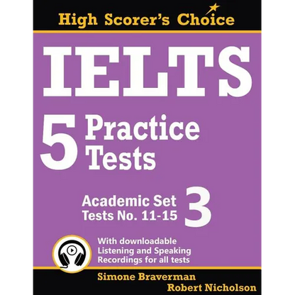 IELTS 5 Practice Tests, Academic Set 3: Tests No. 11-15 - Paperback