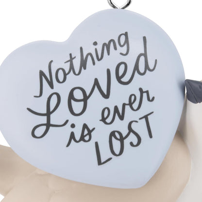Nothing Loved is Lost Dove Memorial  Hallmark Ornament