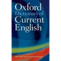Oxford Dictionary of Current English - Paperback