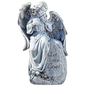 Seated Angel Garden Statue - 12 Inches Tall