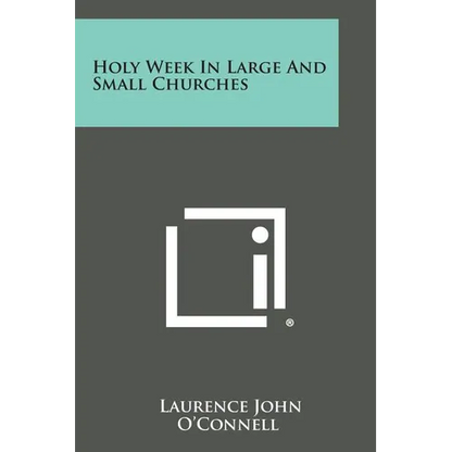 Holy Week in Large and Small Churches - Paperback