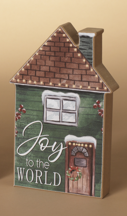 Wooden Holiday House Block -