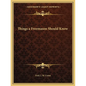 Things a Freemason Should Know - Paperback