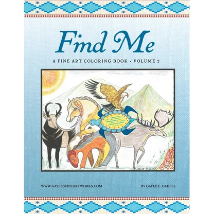 Find Me: A Fine Art Coloring Book - Volume 2 - Paperback