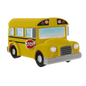 Yellow School Bus Ornament
