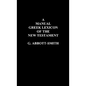 A Manual Greek Lexicon of the New Testament - Hardcover