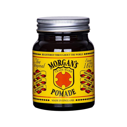 Morgan's Hair Darkening Pomade Yellow Label - Darkens & Styles Hair, 100g