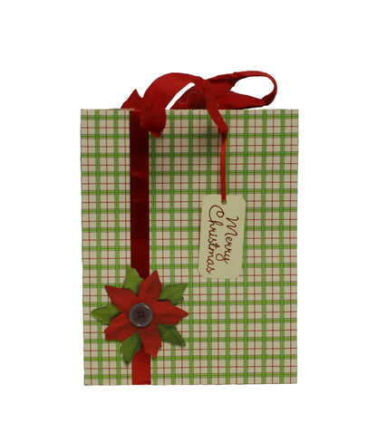 Paper Images Handmade Gift Bag - Pinecones Medium