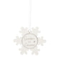 Grandpa's 1st Christmas Snowflake Ornament.