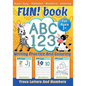 FUN! book: ABC 123 - Writing practice and coloring - Trace letters and numbers - Super Easy - Alphabet - Numbers - Coloring - Handwriting - Paperback