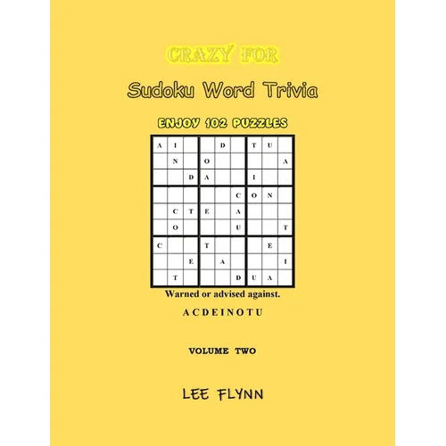 Crazy For Sudoku Word Trivia: Volume Two - Paperback