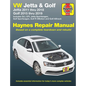 VW Jetta and Golf Haynes Repair Manual: Jetta 2011 Thru 2018 * Golf 215 Thru 2019 * Includes Gli, Gti, Jetta Sportwagen, Golf Sportwagen, Golf R 4moti - Paperback