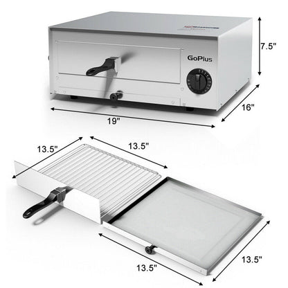 Commercial Pizza Oven Stainless Steel Pan