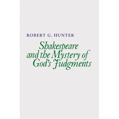 Shakespeare and the Mystery of God's Judgments - Paperback