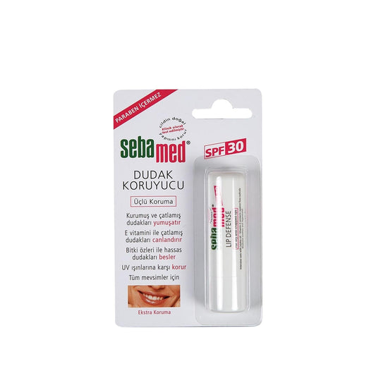 Sebamed Lip Care - SPF 30 Triple Action Lip Balm for Dry Lips, Dermatologically Tested, 4.8g