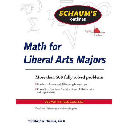 Math for Liberal Arts Majors - Paperback