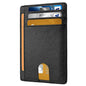 Leather Slim Wallet Credit Card Holder RFID Blocking Pocket ID Money USA
