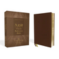 Nasb, Classic Reference Bible, Genuine Leather, Buffalo, Brown, Red Letter, 1995 Text, Comfort Print - Leather