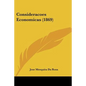 Consideracoes Economicas (1869) - Paperback
