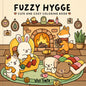 Fuzzy Hygge: Cute and Cozy Coloring Book for Adults & Teens Featuring Adorable Animals Characters for Stress Relief - Paperback