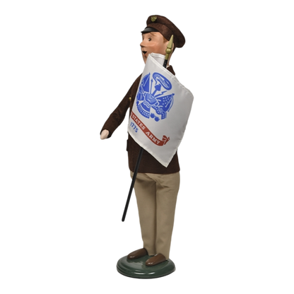 Army Man with Flag