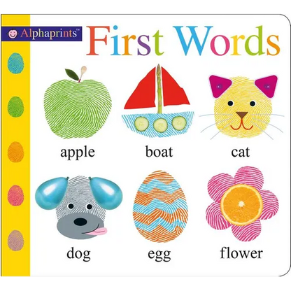 Alphaprints First Words - Board Book