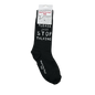 PLEASE just STOP TALKING Crew Socks