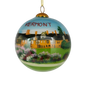 Hand Painted Glass Globe Ornament - The Inn At Shelburne Farms
