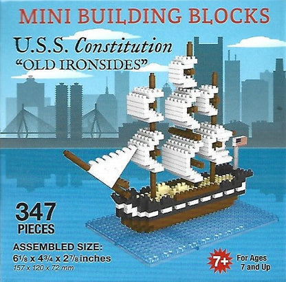 USS Constitution Mini Building Blocks