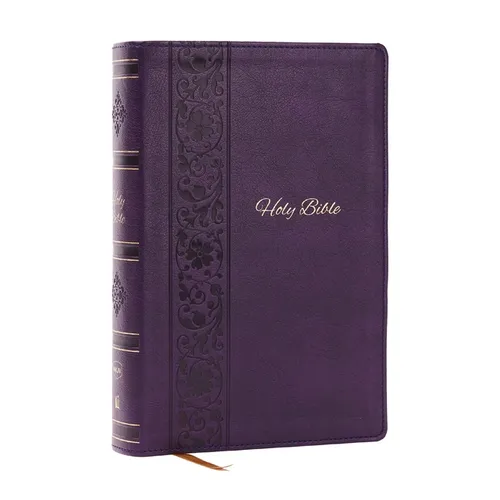 NKJV Bible: Personal Size Giant Print, Purple Leathersoft, Holy Bible, Red Letter, Comfort Print: New King James Version - Imitation Leather
