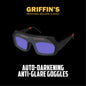 Griffin's Welding School™ Auto-Darkening Anti-Glare Goggles