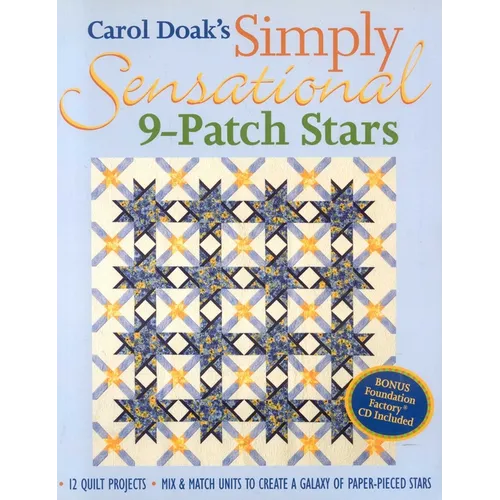 Carol Doak's Simply Sensational 9-Patch Stars - Paperback