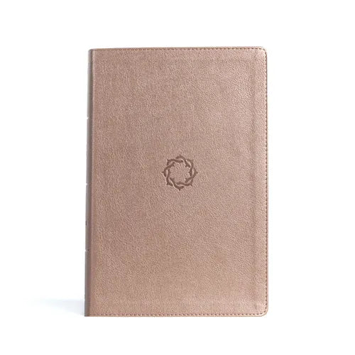 KJV Essential Teen Study Bible, Rose Gold Leathertouch, Indexed - Imitation Leather