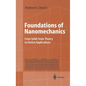Foundations of Nanomechanics: From Solid-State Theory to Device Applications - Hardcover