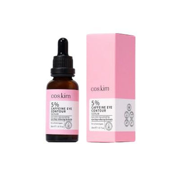 Coskim 5% Caffeine Eye Contour Serum - Anti-Aging, Dark Circle Reduction, Vegan Skincare