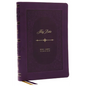 KJV Holy Bible: Giant Print Thinline Bible, Purple Leathersoft, Red Letter, Comfort Print (Thumb Indexed): King James Version (Vintage Series) - Imitation Leather