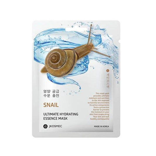 JKosmec Ultimate Hydrating Snail Face Mask - Natural Skincare for Dry Sensitive Skin