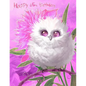 Happy 65th Birthday: Large Print Address Book with Pretty Snow Owl Design. Way Better Than a Birthday Card! - Paperback