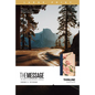 The Message Thinline, Large Print (Leather-Look, Garden Bloom) - Imitation Leather