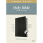 KJV Large Print Thinline Reference Bible, Filament Enabled Edition (Red Letter, Leatherlike, Black/Onyx, Indexed) - Imitation Leather
