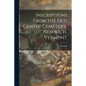Inscriptions From the Old Center Cemetery, Norwich, Vermont - Paperback