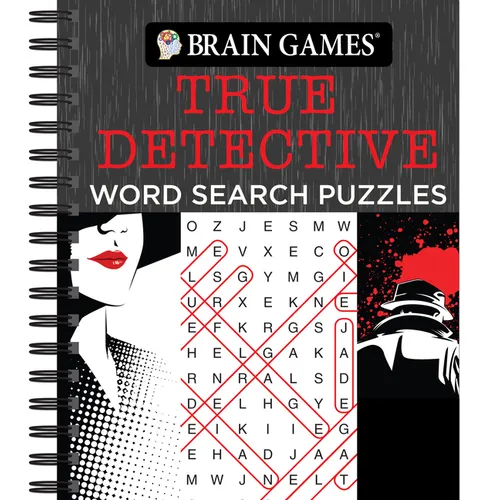 Brain Games - True Detective Word Search Puzzles - Spiral