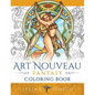 Art Nouveau Fantasy Coloring Book - Paperback