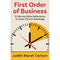 First Order of Business: 12-Minute Bible Reflections to Open Church Meetings - Paperback