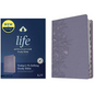 KJV Life Application Study Bible, Third Edition (Leatherlike, Peony Lavender, Indexed, Red Letter) - Imitation Leather