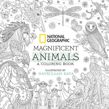 National Geographic Magnificent Animals: A Coloring Book - Paperback