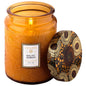 Voluspa Baltic Amber Glass Candle - Luxury Scented Candle, Coconut Wax, 140 Hours Burn Time