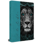 Biblia Rvr 1960 Letra Grande, Tamaño Manual, Tapa Dura de Tela León Aguamarina / Spanish Bible Rvr 1960 Handy Size Large Print Hardcover Cloth Lion Aq - Hardcover